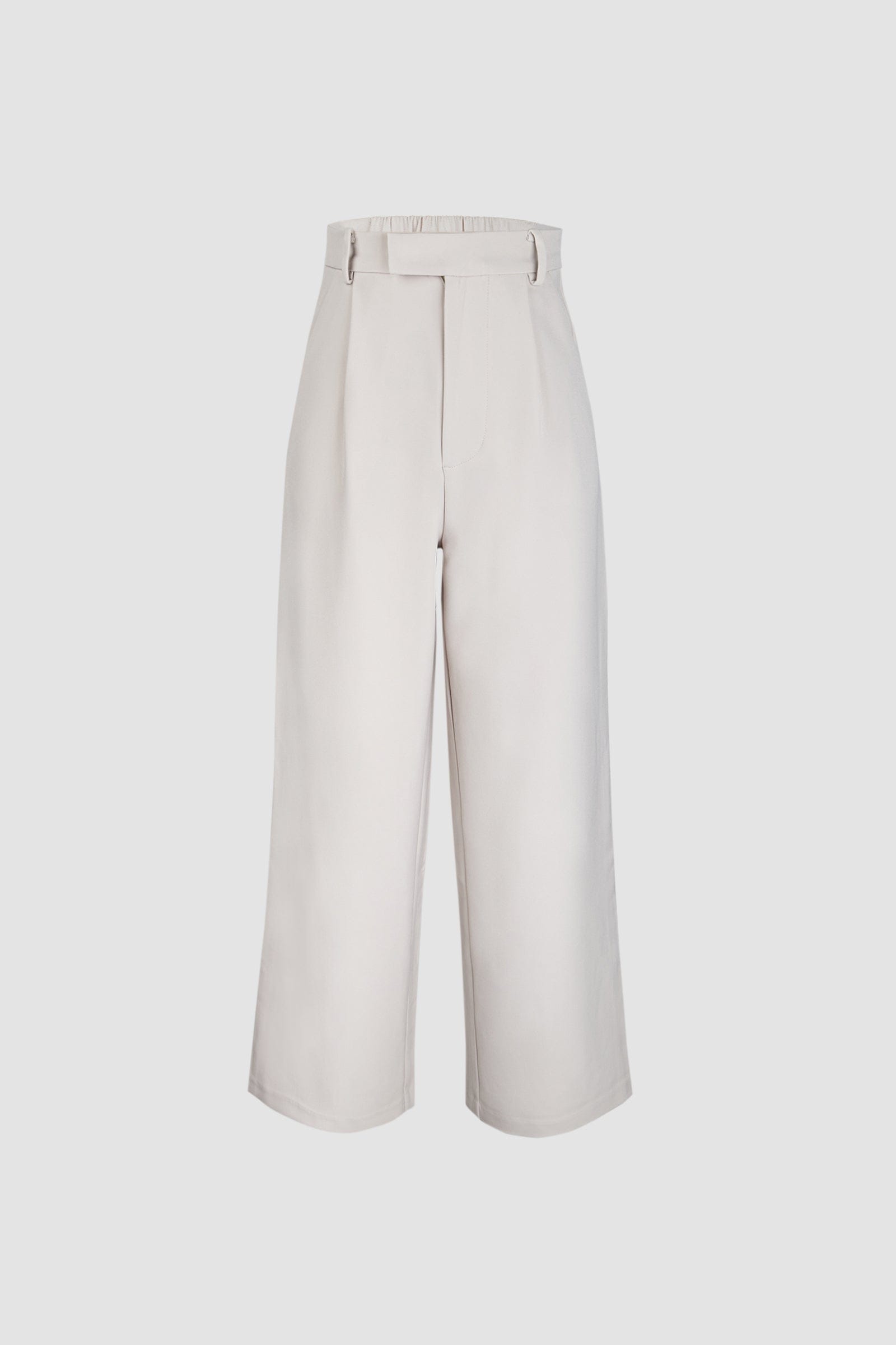 Business Essential Ivory Wide Slacks