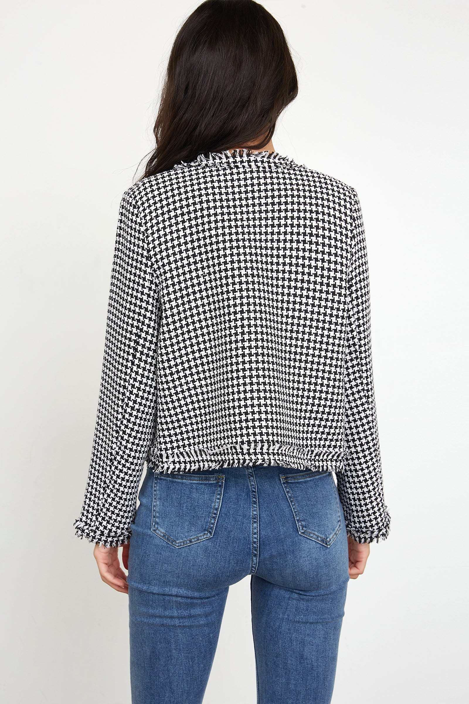 Dottie Black Button-Up Jacket