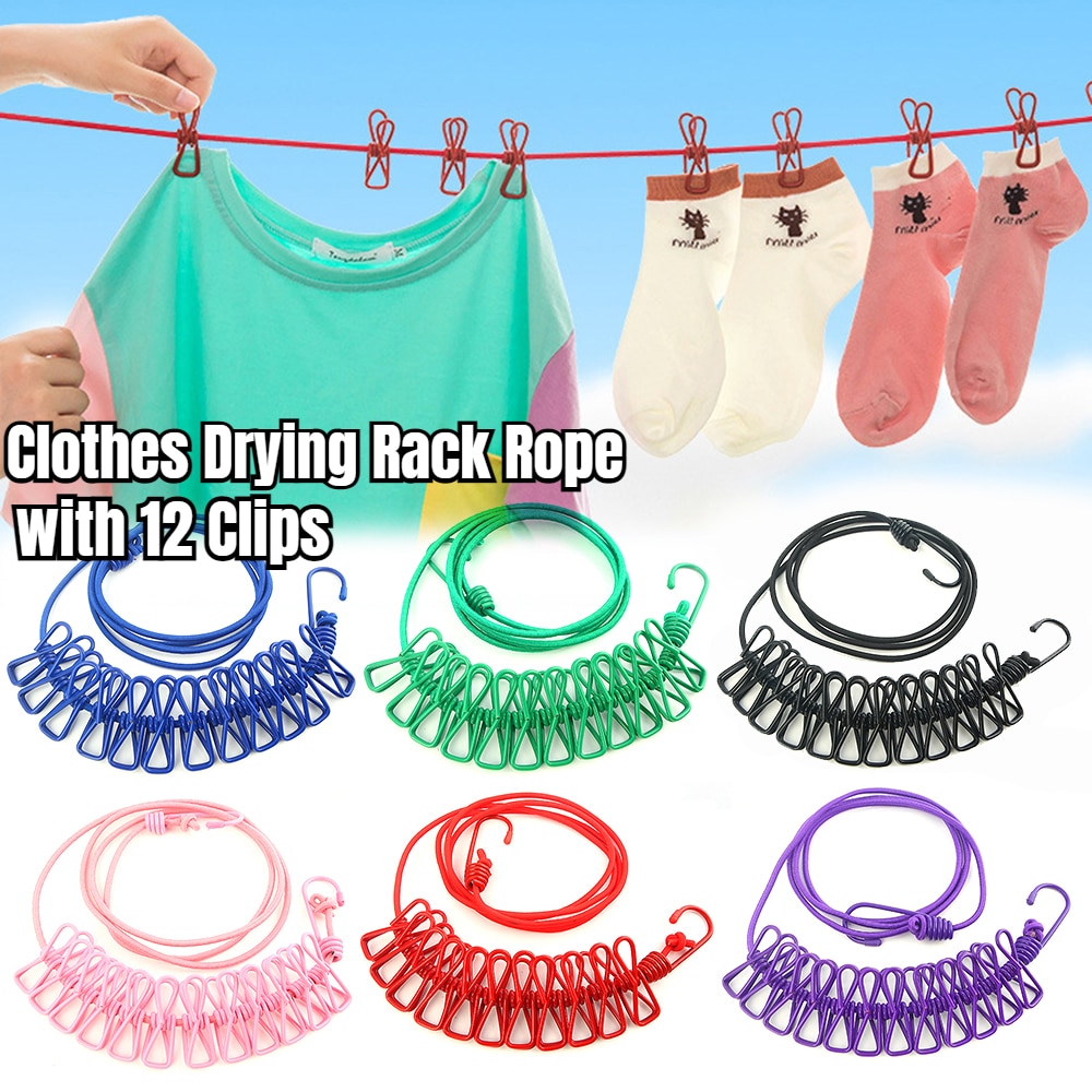 🔥2023 NEW YEAR SALE - Portable Clothesline for Camping/Backyard/RV