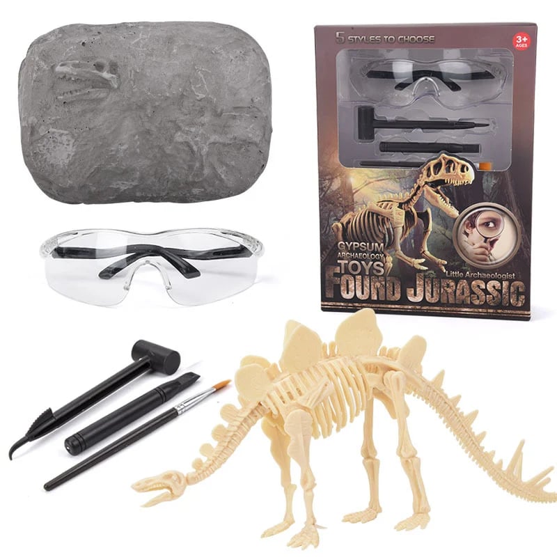 🎁2023 Christmas Gift🦖Dinosaur Fossil Digging Kit - Stimulate Children's Creative Nature🧒