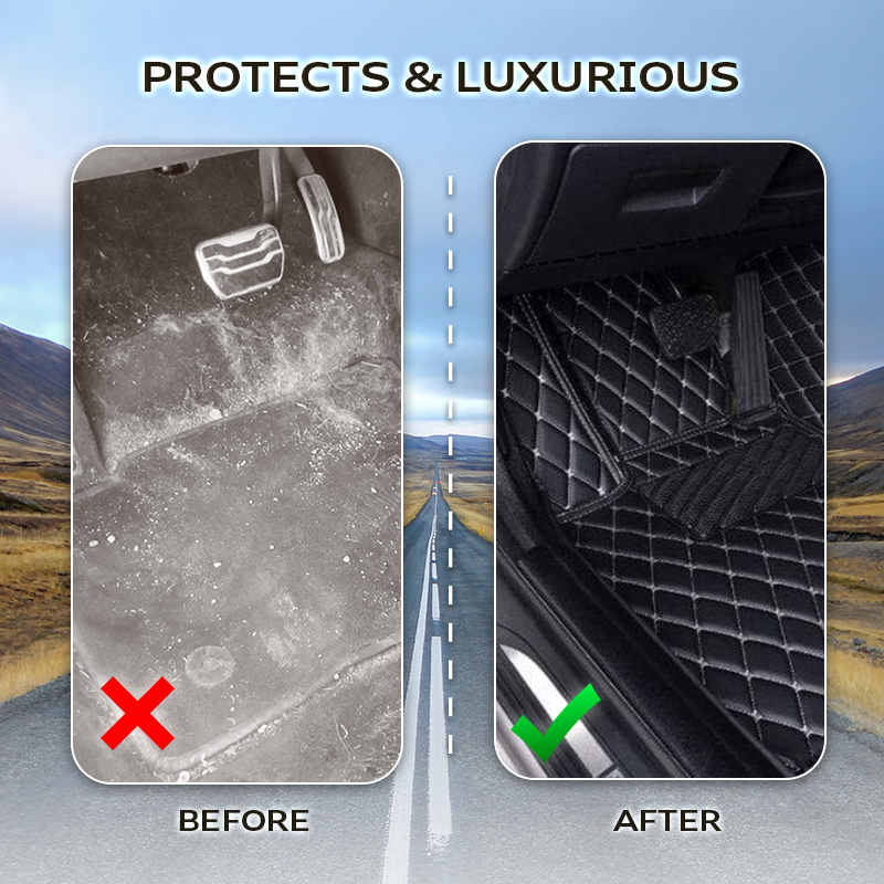 Alexcar Elvie 2023 Heavy Duty, Universal Fit Floor Mats for Cars, SUVs, and Trucks