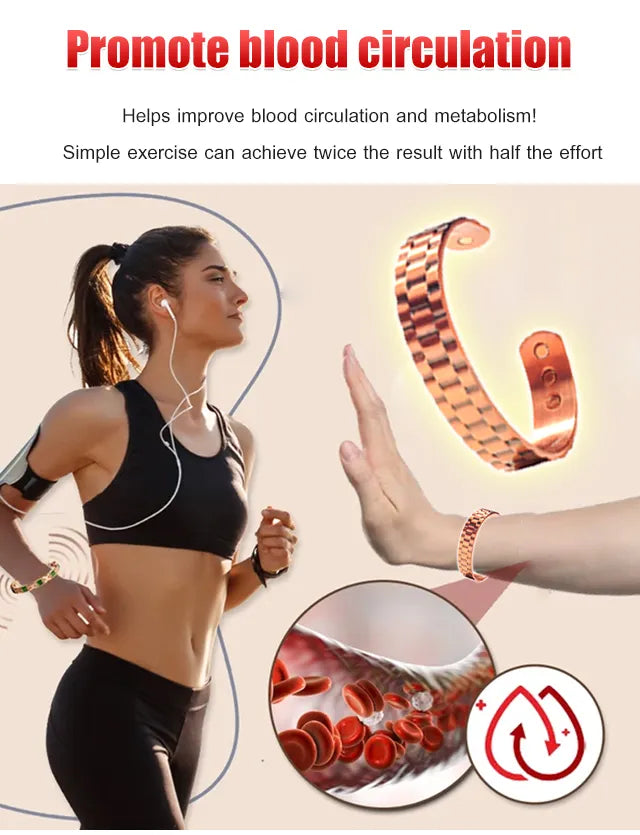 Pure Copper Magnetic Therapy Health Bracelet（Last day promotion 50%OFF Buy 1 Get 1 Free🔥 Last day）