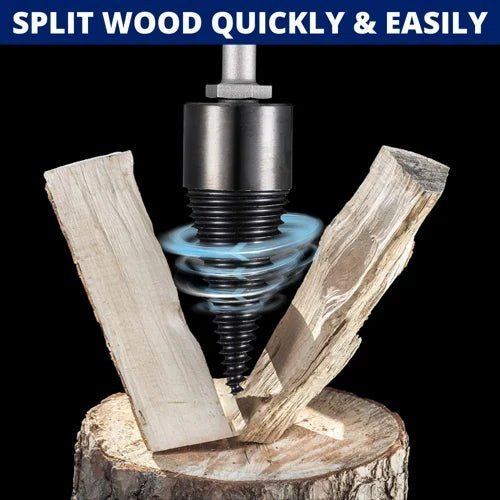 Meterk Wood Log Splitter Firewood Drill Bit