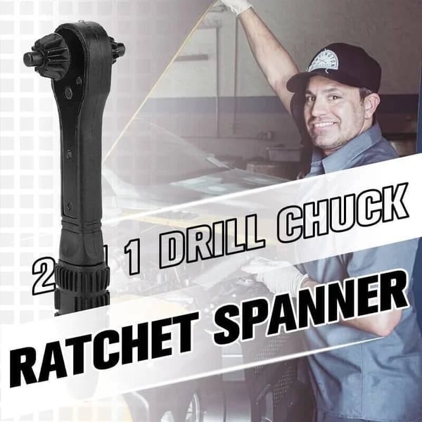 2 in 1 Drill Chuck Ratchet Spanner🔥Christmas Sale-50% OFF🔥