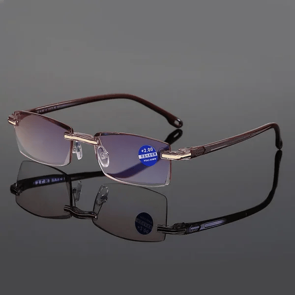 🔥Buy 2 Get 15% OFF🔥2023 New Sapphire High hardness anti blue light Dual-Use intelligent dual focus reading glasses👓
