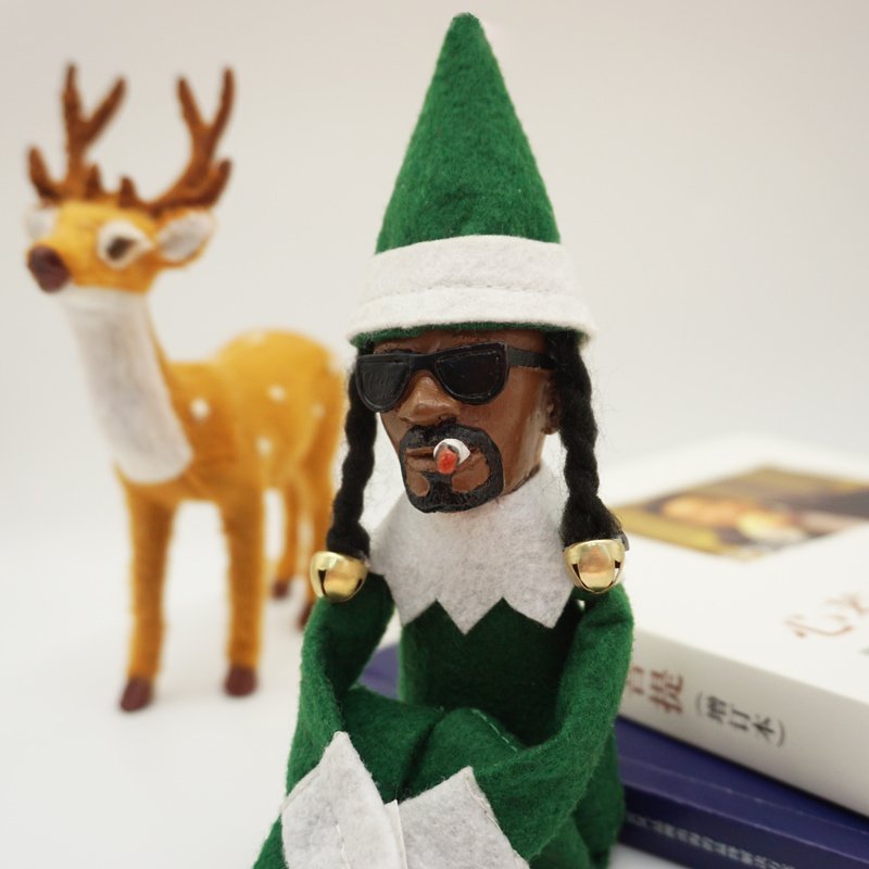 (❤️✨Last Day Promotion) Snoop On A Stoop Christmas Elf Doll