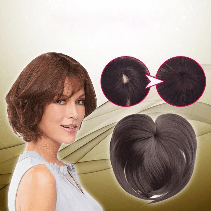 SUMMER HOT SALE🔥 65% OFF|SHORT NATURAL HAIR TOPPERS With Bangs