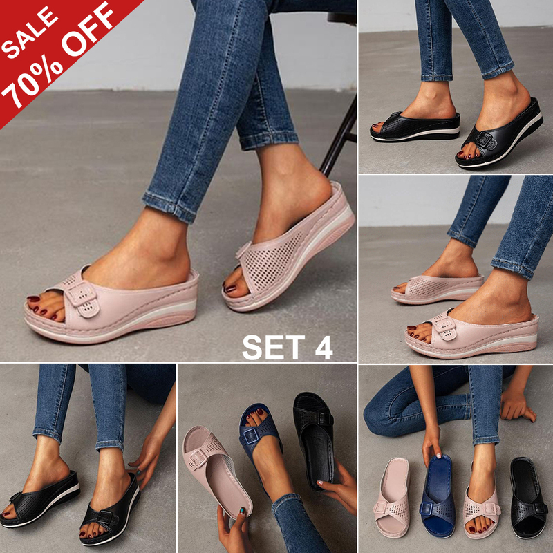 Wow!! NEW ARRIVALS.🔥BIRKNSANDALS™| Last Day 70% OFF | LEATHER SOFT FOOTBED ARCH-SUPPORT SANDALS