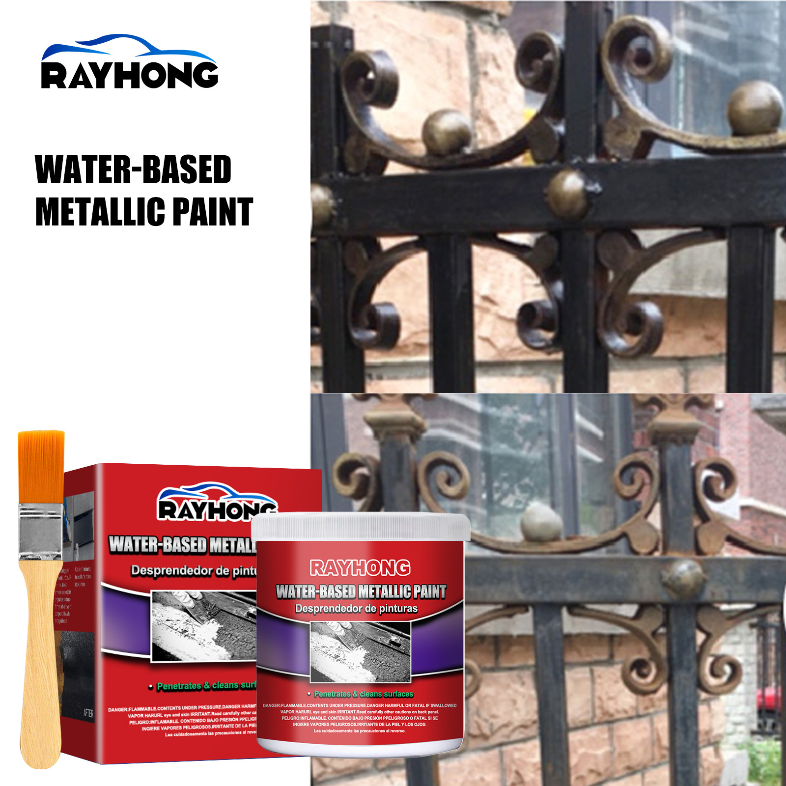 🔥Last Day Promotion 🔥 Water-based Metal Rust Remover（BUY 2 GET 1 FREE&🔥GET 10% OFF🔥）