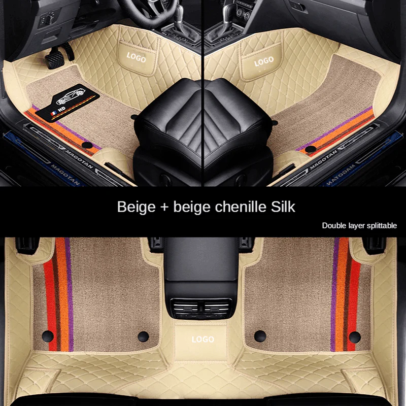 Alexcar Elvie 2023 Heavy Duty, Universal Fit Floor Mats for Cars, SUVs, and Trucks