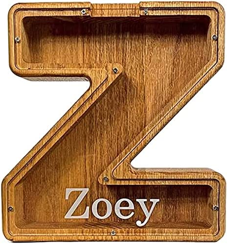 🔥 Last Day 40% OFF - Customize Letter Piggy Bank-Wood Gift For Kids