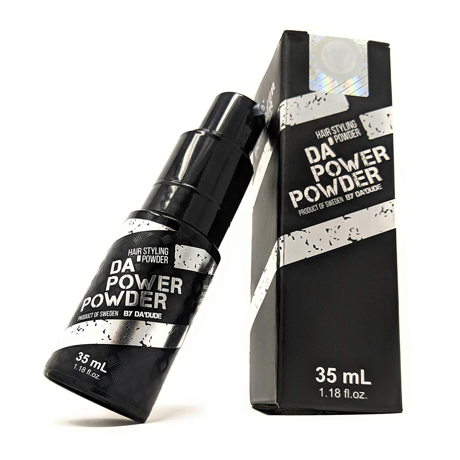 Da'Dude Da'Power Powder - Hair Styling Volume Men - Quick & Easy Volume Boost with Excellent Matte Finish (Europe) - Da'Dude By YoungHair