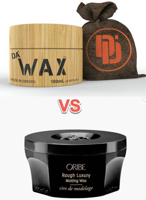 Rough Luxury Molding Wax by Oribe vs. Da Wax by Da Dude Comparison - Da'Dude By YoungHair