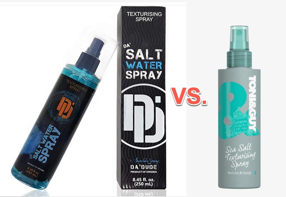 Toni & Guy Messy Salt vs Da Salt Water Spray Comparison - Da'Dude By YoungHair