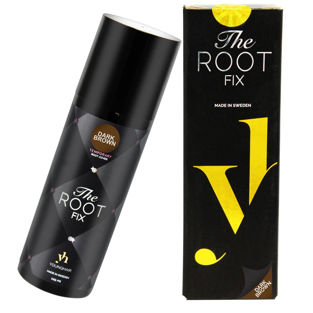YoungHair The Root Fix Hair-Root-Dye-Touch-Up Temporary Dark-Brown 125 ml - Da'Dude By YoungHair