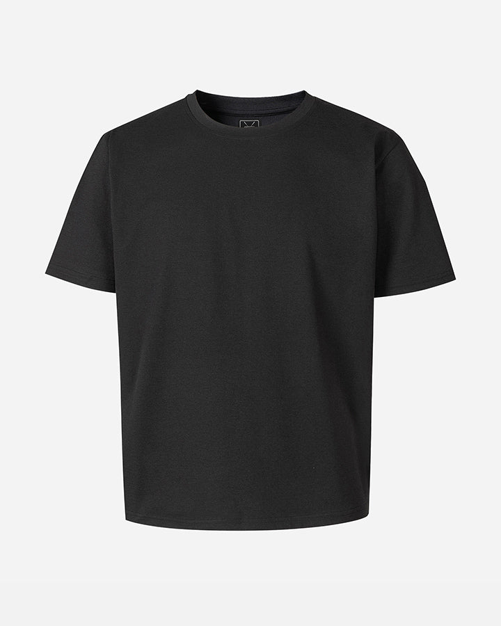 Black Crew Neck T-Shirt-DEOLAX