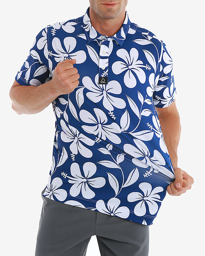 Deolax 3D Hawk Eye Pierce From Mash Hawaii Polo Shirt-DEOLAX