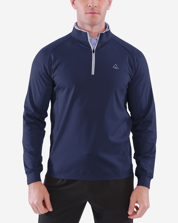 Soft And Elastic Midlayer - Navy blue-DEOLAX