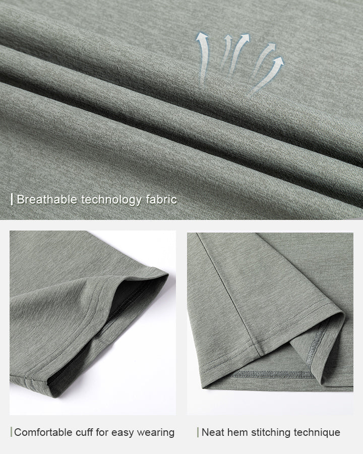 Glaucescent Crew Neck T-Shirt-DEOLAX