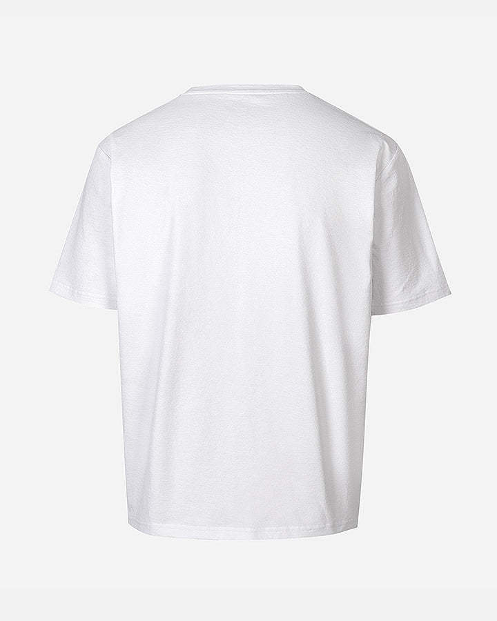 White Crew Neck T-Shirt-DEOLAX
