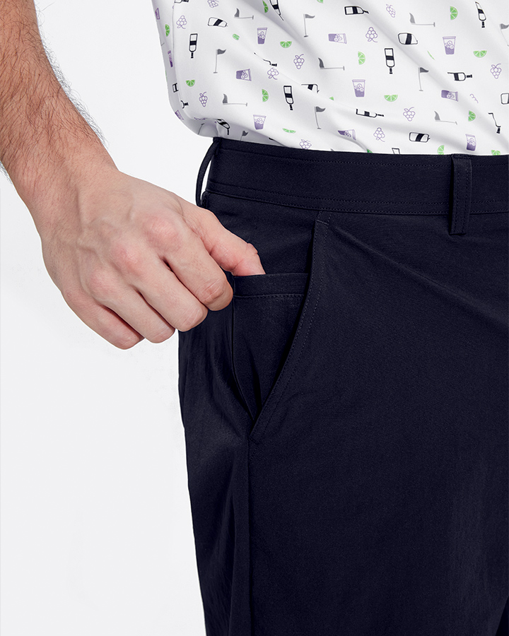 PLAYER FIT WOVEN 8" SHORT 