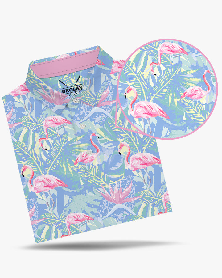 Endastore Rockies Flamingo Hawaiian T-Shirt