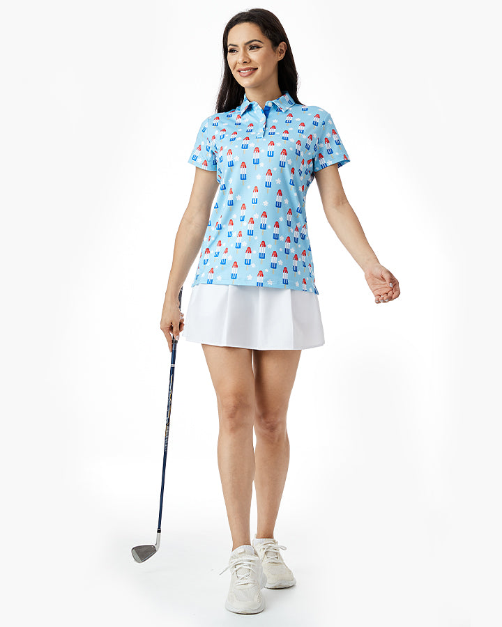 IGEEKWELL Women Polo Shirts Moisture Wicking Golf Shirts Slim Fit Golf  Apparel Athletic Tennis Casual T-Shirts S/M/L/XL/XXL