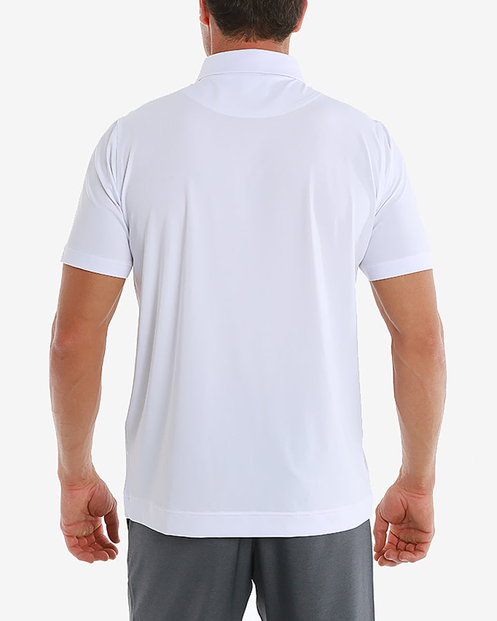 Deolax  Performance Polo Shirts - White