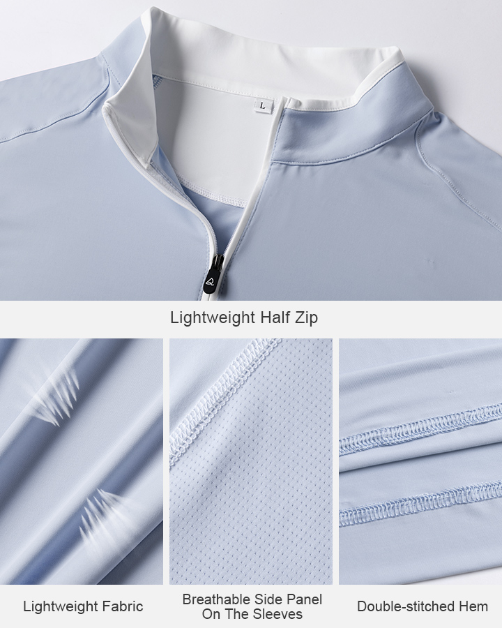 Deolax Player Performance Quarter Zip - Blue