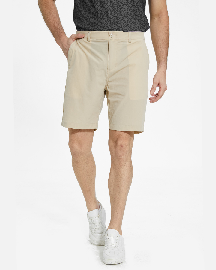 ACTIVE SHORTS - TAN