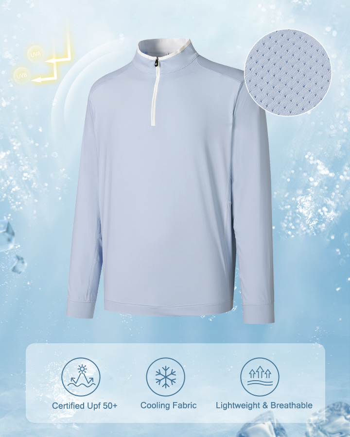 Deolax Player Performance Quarter Zip - Blue