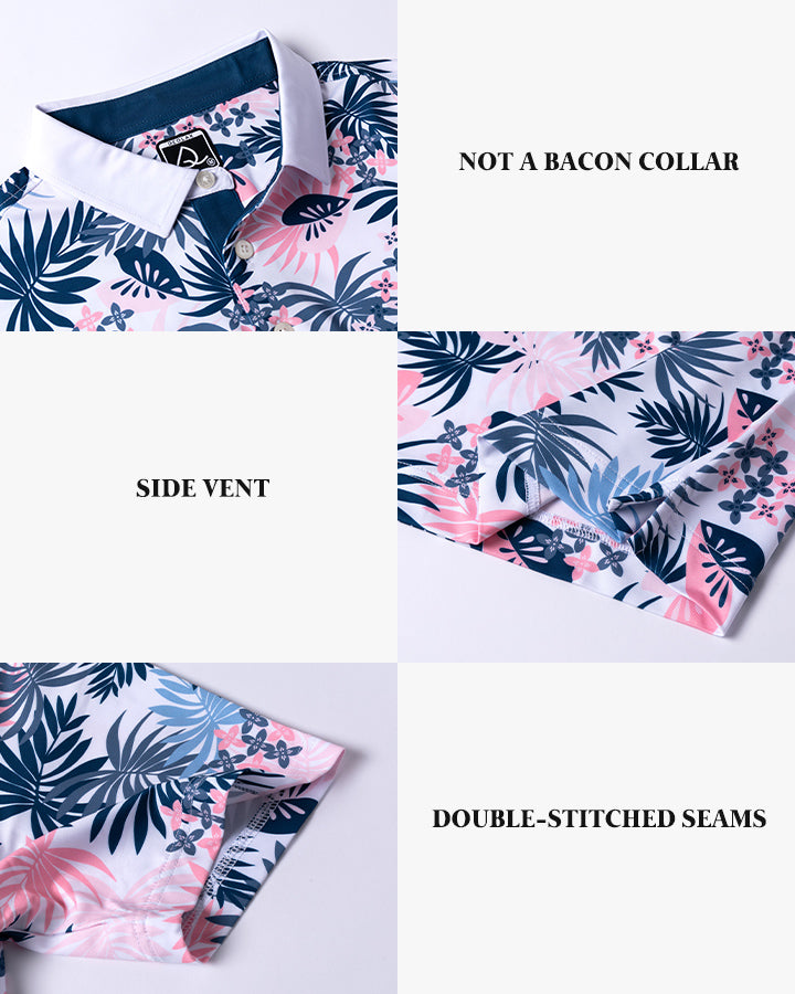 Hawaiian Jungle Polo Shirts - Deolax 