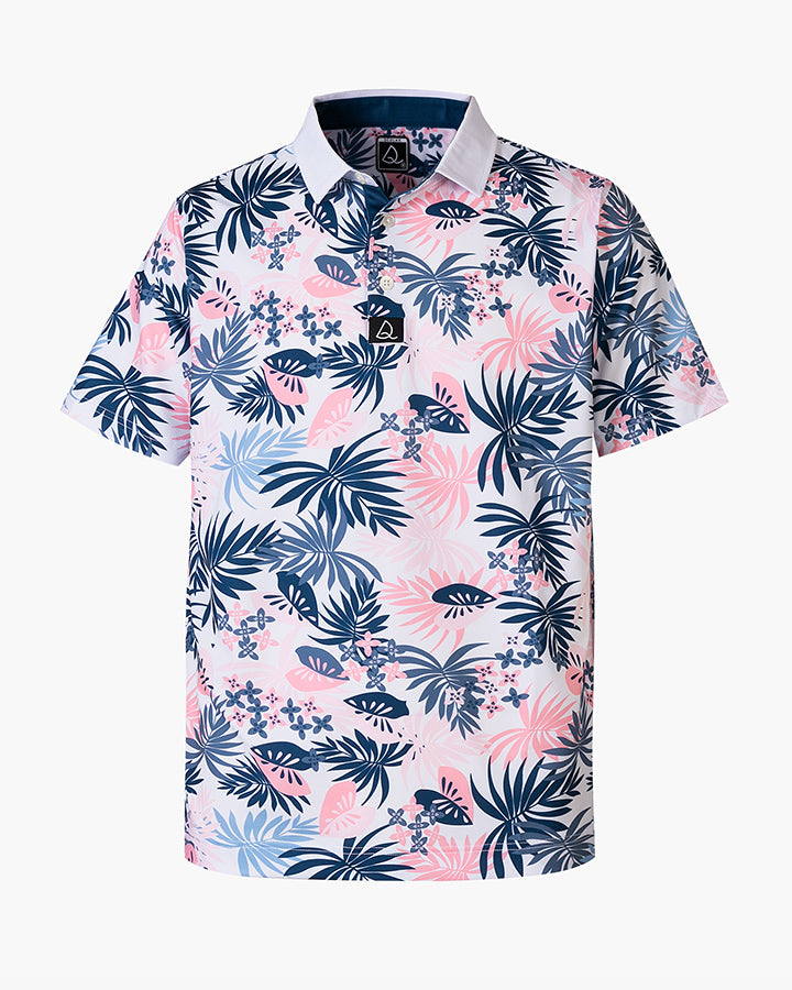Deolax Hawaiian Jungle Polo Shirts 