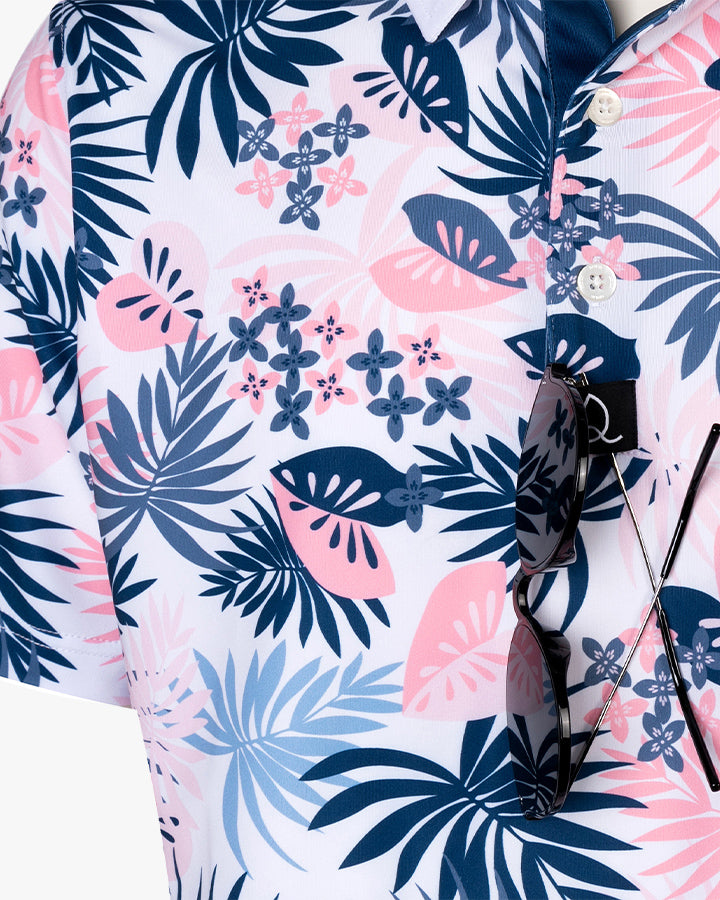 Hawaiian Jungle Polo Shirts - Deolax 