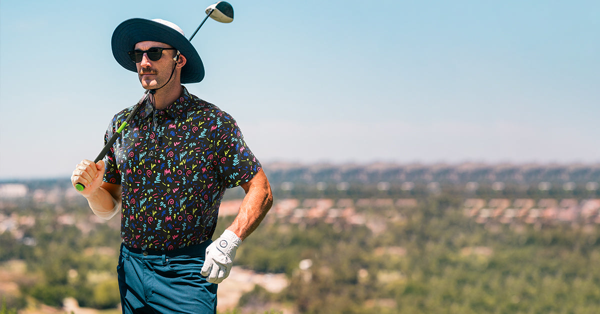 men's golf polo shorts