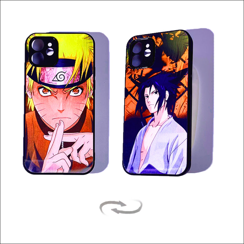 Unleash the Ninja Spirit with Naruto 3D Gradient Phone Case