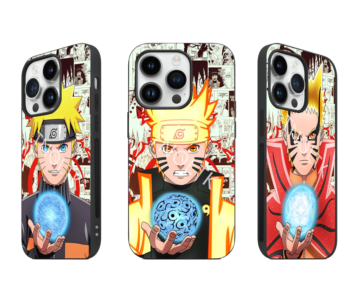 3D Motion iPhone Naruto Anime Phone Cases