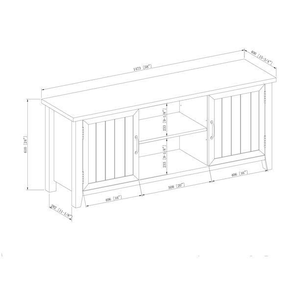 Oropeza 58'' Media Console