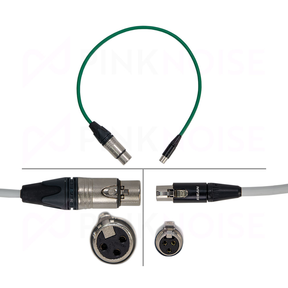 1 x Pinknoise Custom TA3F to XLR 40cm (Female) for Sound Devices