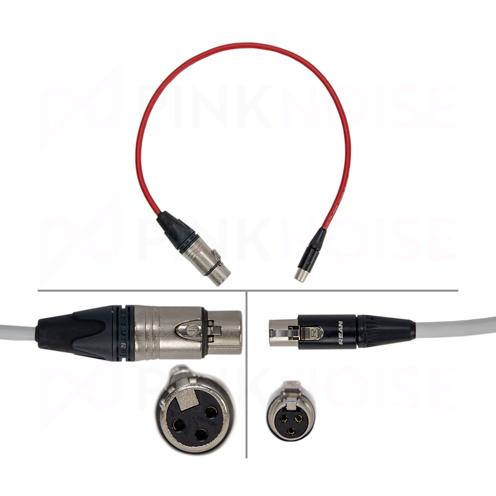 1 x Pinknoise Custom TA3F to XLR 40cm (Female) for Sound Devices