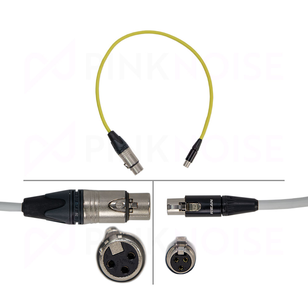 1 x Pinknoise Custom TA3F to XLR 40cm (Female) for Sound Devices