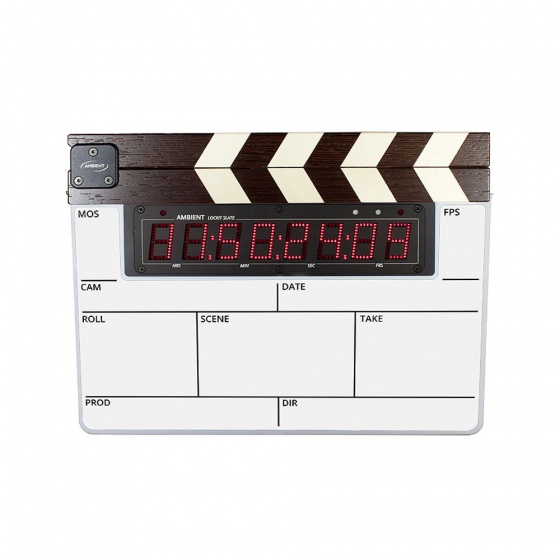 Ambient ACN-LS2 LockitSlate Take 2 Timecode Clapperboard-Pinknoise Systems