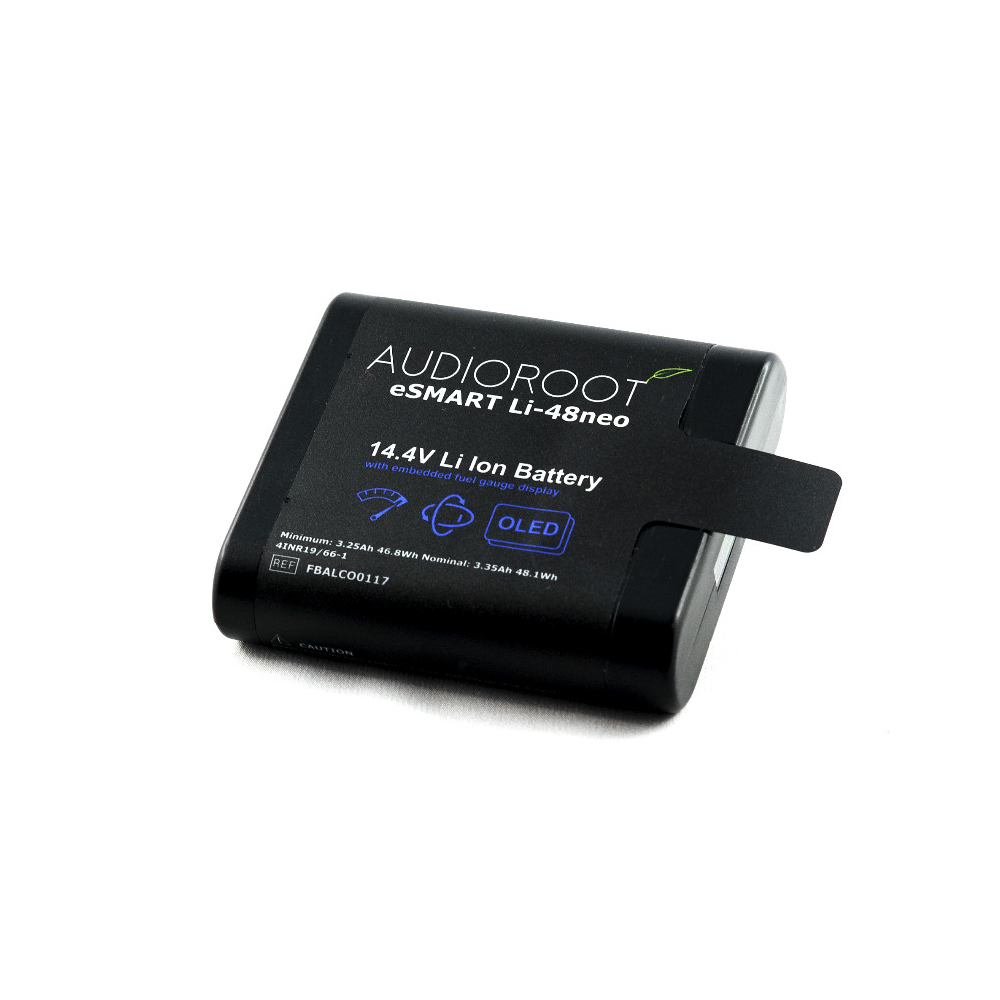 Audioroot eSmart Li-48neo 14.4V 48Wh Smart Lithium Battery w/ OLED Display