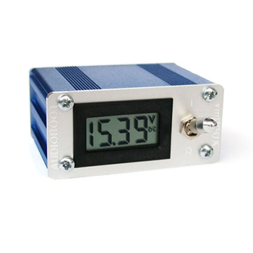 Audioroot vmDBOX Power Distributor with Voltmeter (Various Connectors)-Pinknoise Systems