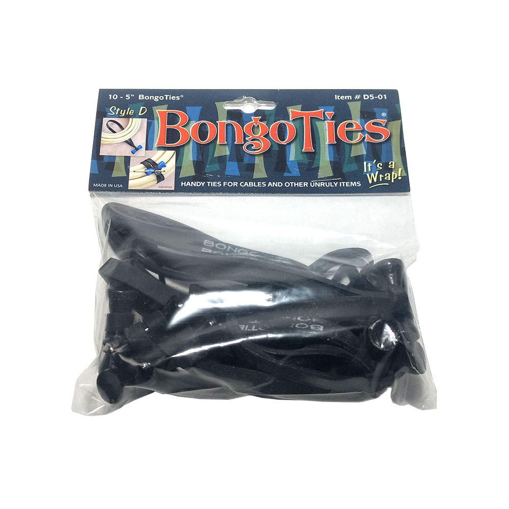 Bongo Ties Multi-Purpose Elastic Ties (10 Pack)-Pinknoise Systems