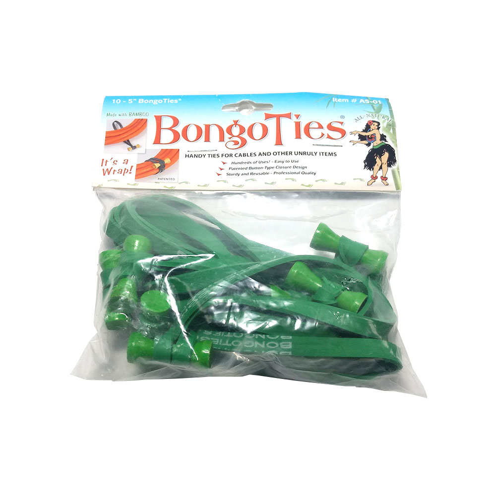 Bongo Ties Multi-Purpose Elastic Ties (10 Pack)-Pinknoise Systems