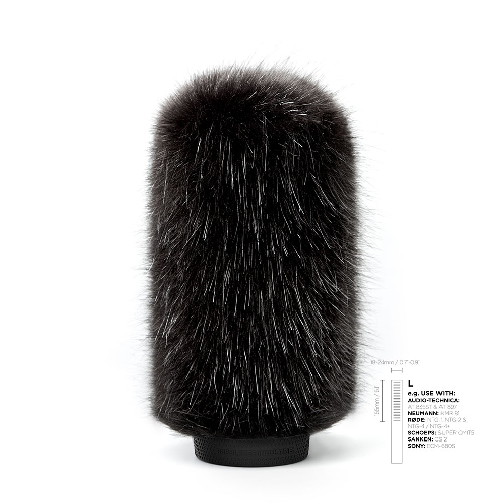 Bubblebee The WindKiller Fur Windshield (Select Size)-Pinknoise Systems