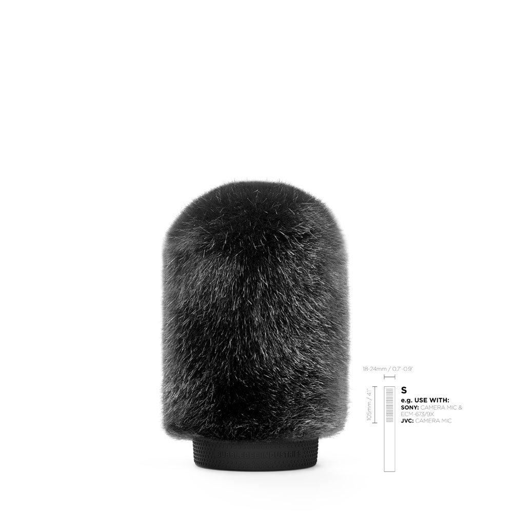 Bubblebee The WindKiller Fur Windshield (Select Size)-Pinknoise Systems