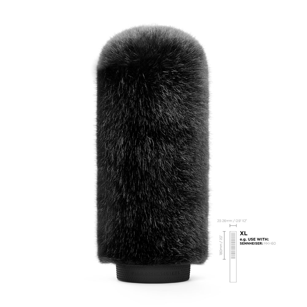 Bubblebee The WindKiller Fur Windshield (Select Size)-Pinknoise Systems