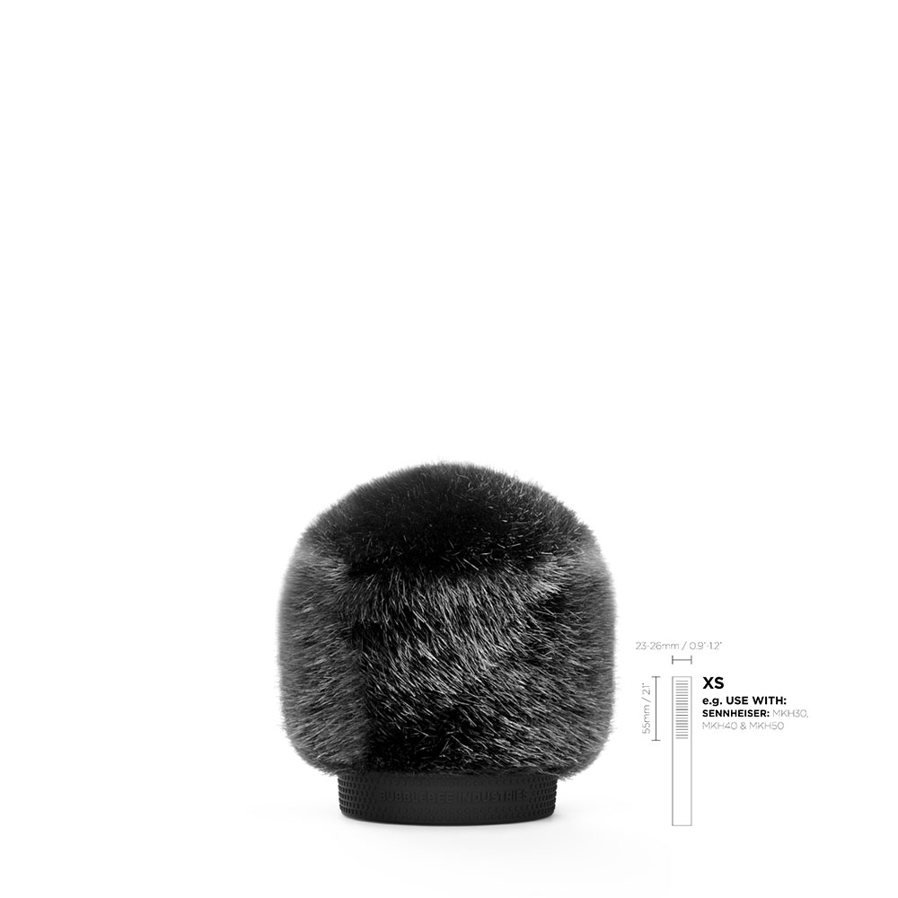 Bubblebee The WindKiller Fur Windshield (Select Size)-Pinknoise Systems